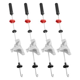 4Pcs 424569P Washer Suspension Rod Kit Fit for Fisher & Paykel Aqua Smart Washing Machine WL42T26DW1-96198A WL42T26DW1-96178B WL42T26DW1-96178A, Replace 421841P 1880882