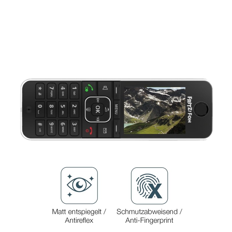 dipos I 2x Screen Protector 9H Matte Compatible with AVM