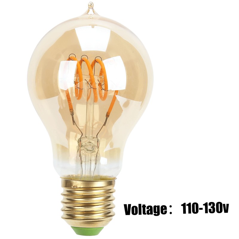 A60 Antique Bulb E27 Base Dimmable LED Filament Bulb 4W