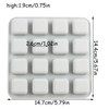 AIBOYA 16 Cavity Square Silicone Candy Molds For Candy Chocolate