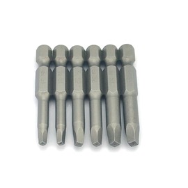 Silverhill Tools ABSSQU 6pc Square Drive Power Bit Set (SQ1, SQ2, SQ3)