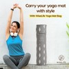 Classic Yoga Mat Bag Adjustable Shoulder Carry (Grey)