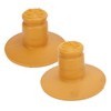2pcs Rear Spring Bump Stop PU Yellow 12802494 Good Performance