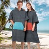 Adult Quick-Dry Microfiber Hooded Poncho Beach Changing Robe for Swimming & Diving 75*110cm/Custom Order 4ea