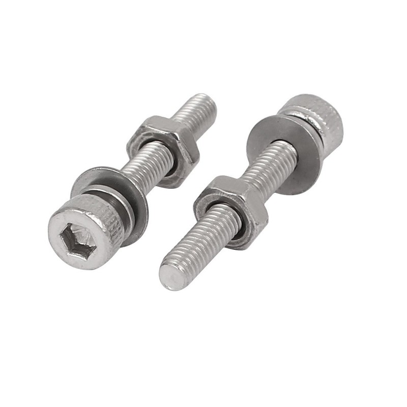 Sourcingmap M3 x 20mm 304 Stainless Steel Hex Socket Head