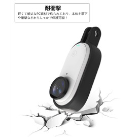 SHEAWA Insta360 Go 3/Go 3S Frame Extension Mount Adapter Bracket Protective Case Shockproof Angle Adjustable Cover for Tripod Selfie Stick and Other Photography Accessories