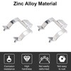 INCREWAY Towel Bar Brackets Set, Shower Door Zinc Alloy Handle