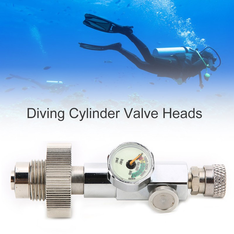 High Pressure Gas Filling Connection Valve Diving Cylinder Inflation Use
