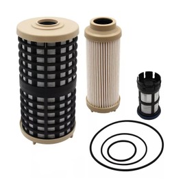 Fuel Filter Kit Compatible with Detroit Diesel DD13 12.8L DD15 14.8L DD16 15.6L Engines Pack of 1 set Replaces # A0000904251 PF9924 PF9806 33849 FK48555 P550954 L5091F FK48556 - Pack of 1 set