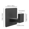 Adhesive Towel Hooks Wall Hooks Set Used for Hanging Coat,