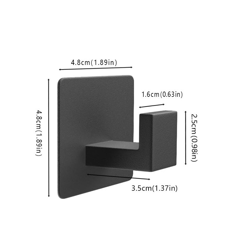 Adhesive Towel Hooks Wall Hooks Set Used for Hanging Coat,