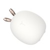 Silicone Night Light USB Rechargeable LED Light Source Cute Rabbit