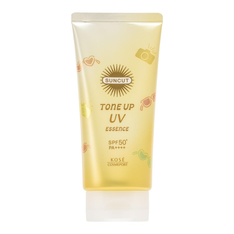 Suncut KOSE Tone Up UV Essence Lemon Yellow SPF50+ PA++++