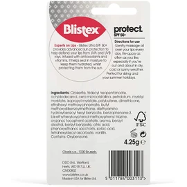 Blistex Ultra Lip Balm with SPF 50 Plus Lip Protection from UVA and UVB Rays, 4.25 g (2 Pack)