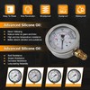 Hydraulic Pressure Test Kit with 4 Gauges 1300/3500/5500/9000psi, 10 Test
