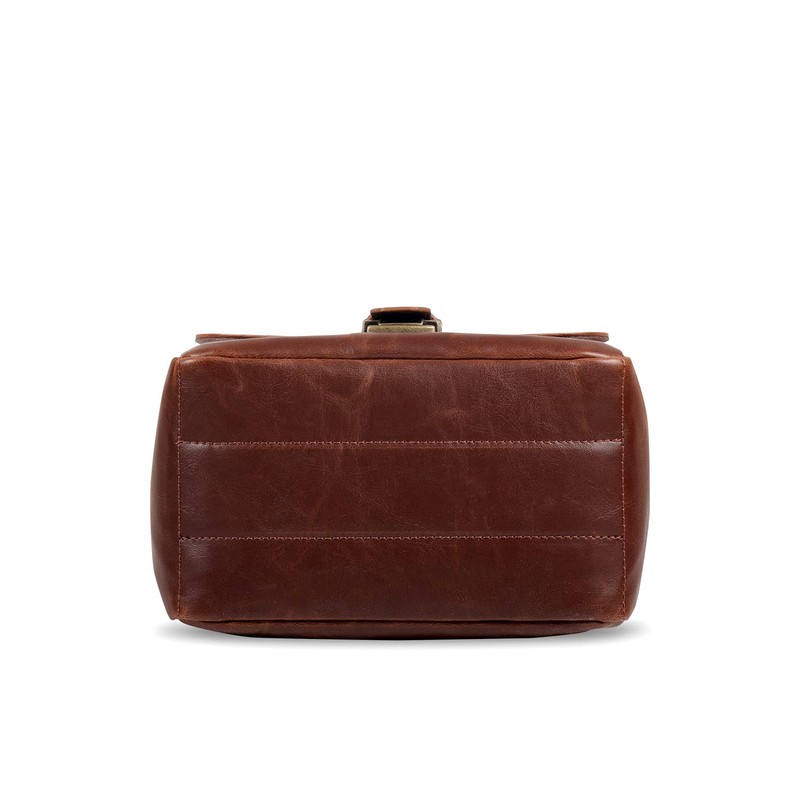 MegaGear MG1523 Leather Camera Messenger Bag for Mirrorless, Instant and