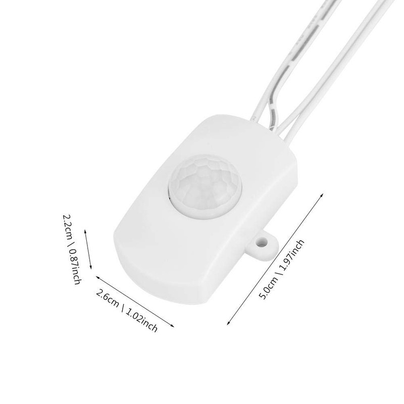 LED Infrared Motion Sensor, 4A DC 5-24V Automatic Switch 120
