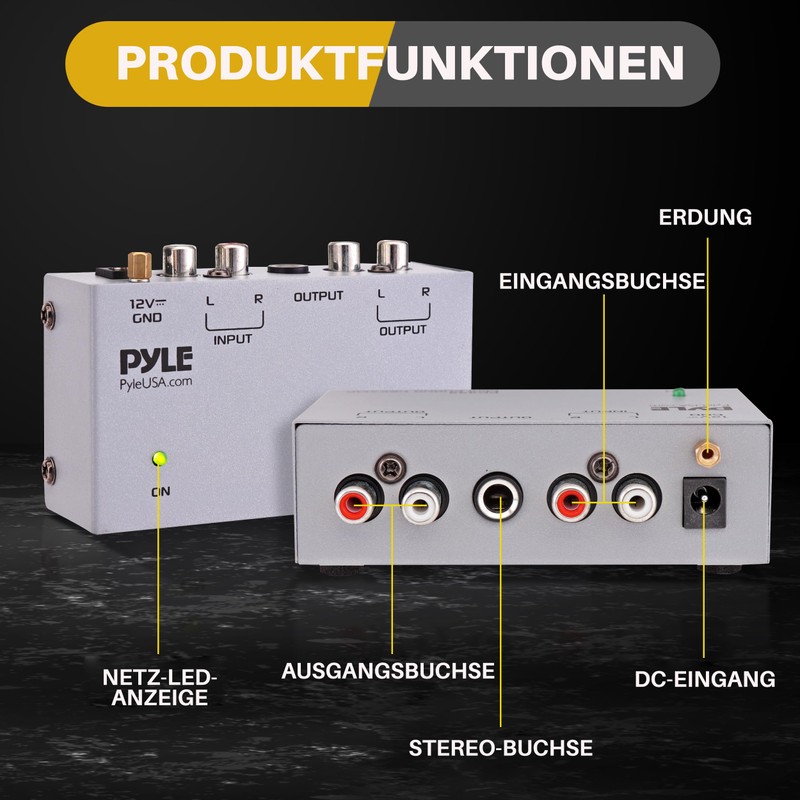 PyleUsa Home Audio Amplifier Home Theater Power Stereo Receiver, Surround