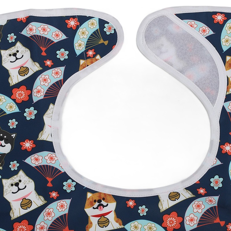 Eating Adults Bib Waterproof Reusable 3 Layers Washable Clothing Protector