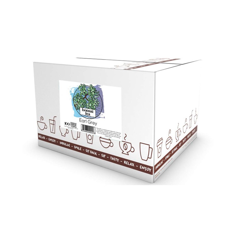 Bonsai Tea Co. Earl Grey Single Serve Tea Pods, Compatible