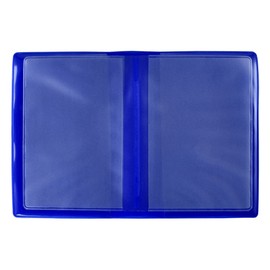 orgaexpert EC Card Case for 6 Cards, ID Holder, Business Card Case, Protective Case, blue, Modern