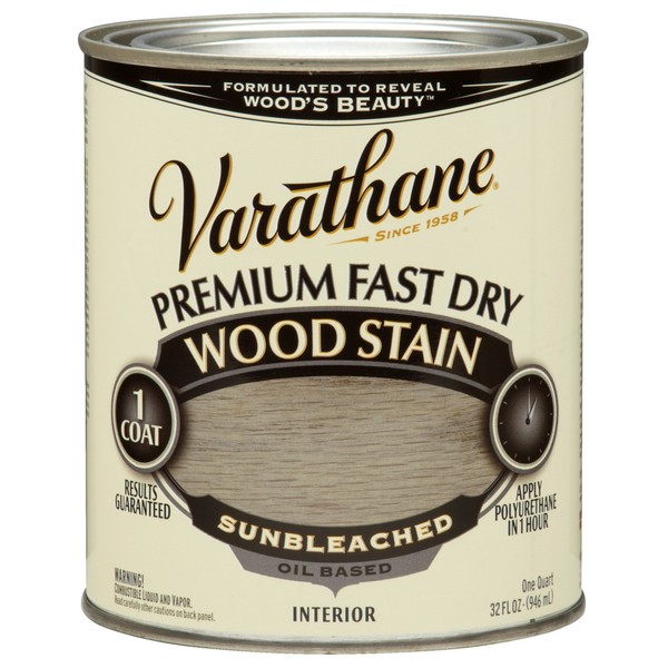 Rust-Oleum 262011 Sun-Bleached Varathane Premium Fast Dry Wood Stain, 1
