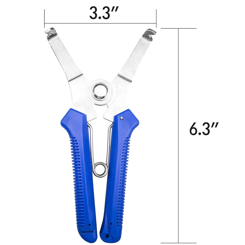 IRONSTAR Miter Spring Clamps Pliers for Woodworking, Including 8 Spring