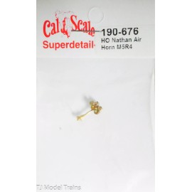 Cal-Scale HO #676 Nathan Air Horn M5R4 (Brass Casting)