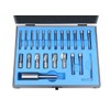 Accusize Industrial Tools 21 Pcs Hss Interchangeable Pilot Counterbore Set,