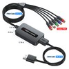 Component to HDMI Converter, 1080P YPbPr to HDMI Converter with