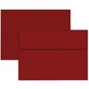 50 Packs of Red 4X6 Envelopes for Invitation, A6 Red
