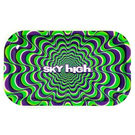 Metal Rolling Tray by SKYHIGH - Medium - Trippy - ~7-11