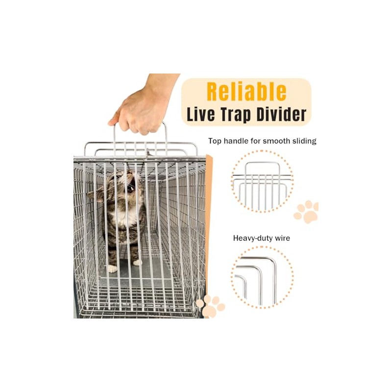 Trap Divider for 12" Wide and Smaller Traps and Feral