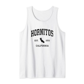 Hornitos California CA Vintage Athletic Black Sports Design Tank Top