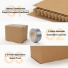 ZBEIVAN Shipping Boxes Mailers 5x4x4 inches Corrugated Cardboard Small Packing