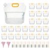 JIABEIUS 24 Pcs 1.3 Gal Collapsible Water Storage Bag, Emergency