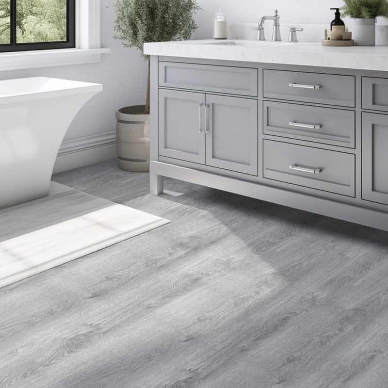 Luxury Thicken Wood Grain Peel and Stick Floor Tiles Self-Adhesive