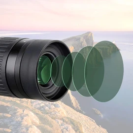 Telescope Eyepiece Professional Astronomical Telescope 7‑21mm Continuous Zoom Eyepiece Observation 1.25 Inch/31.7 MM (Black)