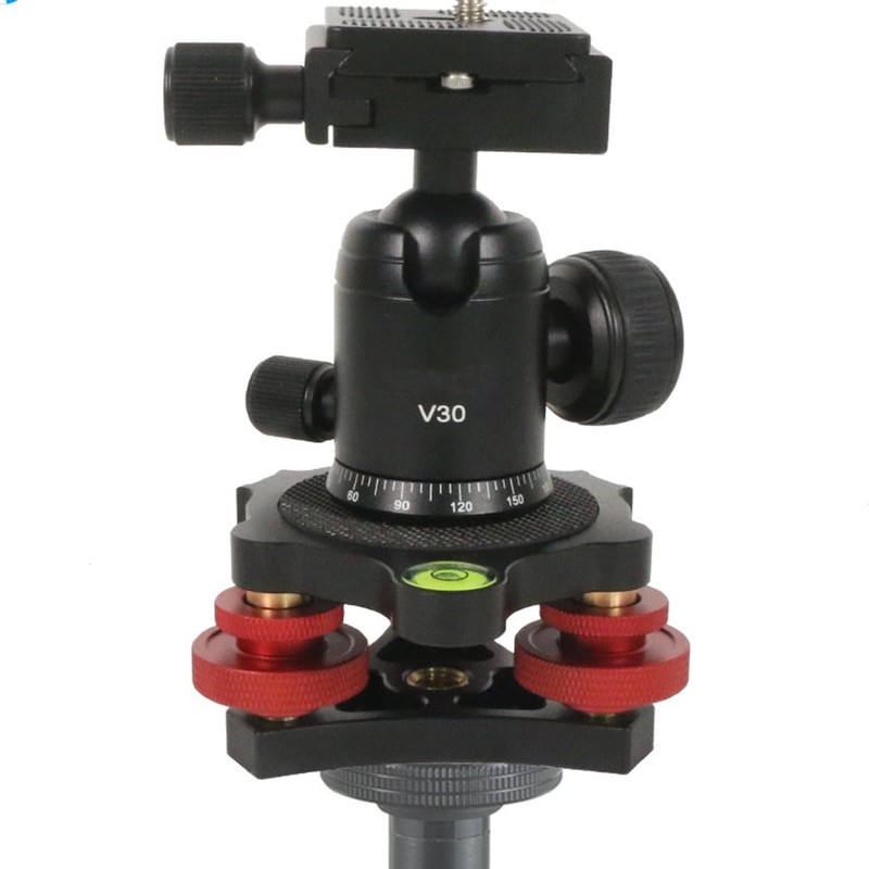 Laroal Tripod Leveling Base Camera Leveler With Bubble Level 3