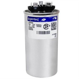 (2-Pack) 35+7.5 uf MFD 370 Volt Dual Round Replacement for GENTEQ GE Industrial 97F9829 97F9829BX Z97F9829 by Capcom