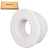 SKIR'CO Pack of 5 White 56 x 32 mm Rubber