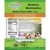 Blueberry Marshmallow Medium Roast Coffee (Gourmet, Naturally Flavored, Whole Coffee