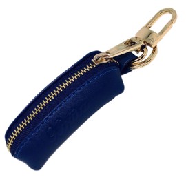 Exbeita Coin Case, Key Ring, Carabiner Set, Coin Purse, Up to 30 Sheets / Up to 50 Pieces, Genuine Leather, Nappa Leather, Compact, Coin Holder, Key Holder, Key Case (Small: 3.1 inches (8 cm) / Basic:
