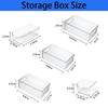 MVOVM Refrigerator Organizer Bins 6 Pack Fridge Organizers with Handles