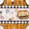 Vspek Easter Gnome Table Runner, Easter Table Decoration, Linen Material,