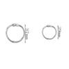 Changyeah Metal Books Rings Memo Tray, Pack of 30 Book