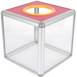 KAFENDA Acrylic Donation Ballot Box for Fundraising, Suggestion Box (20cm)