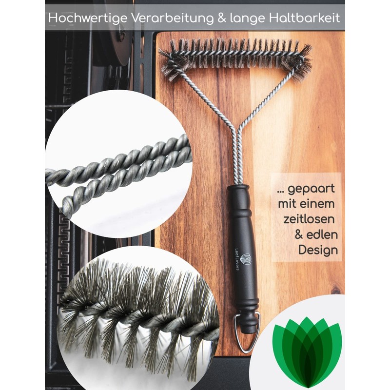 Grill Brush – The Perfect Grill Cleaning Brush with Ergonomic