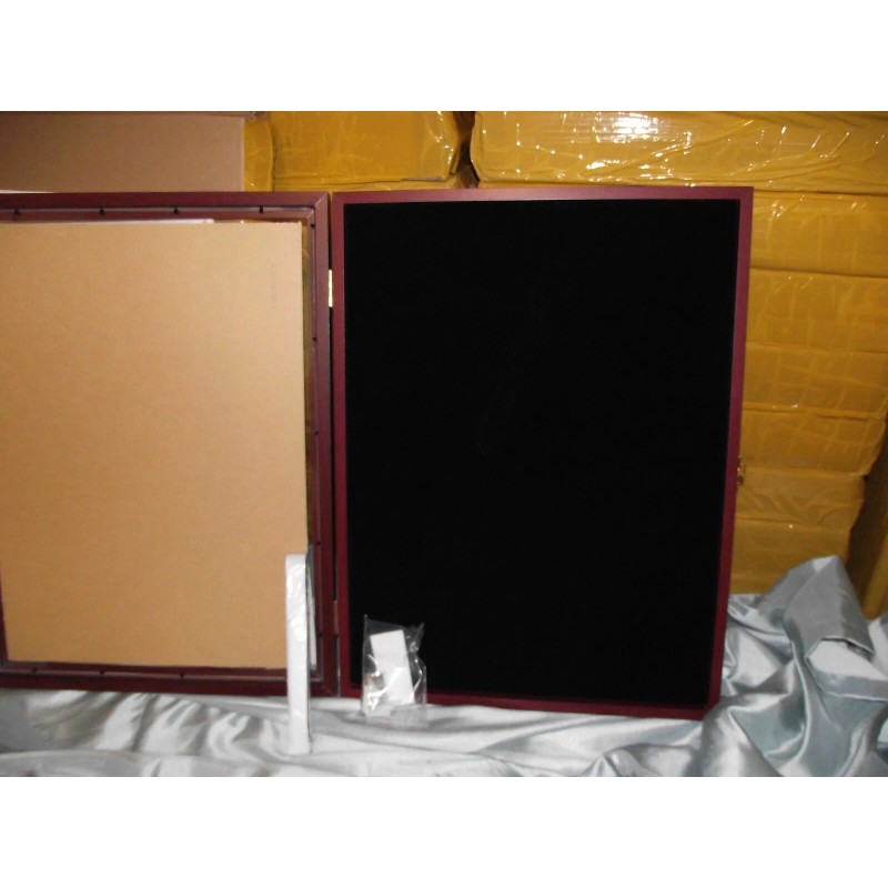 Wall Mount 17" X 22” X 2” Military Medals Patches