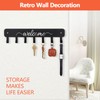 FIPUTE Key Holder for Wall,Metal Key Hanger with 7 Hooks,Key